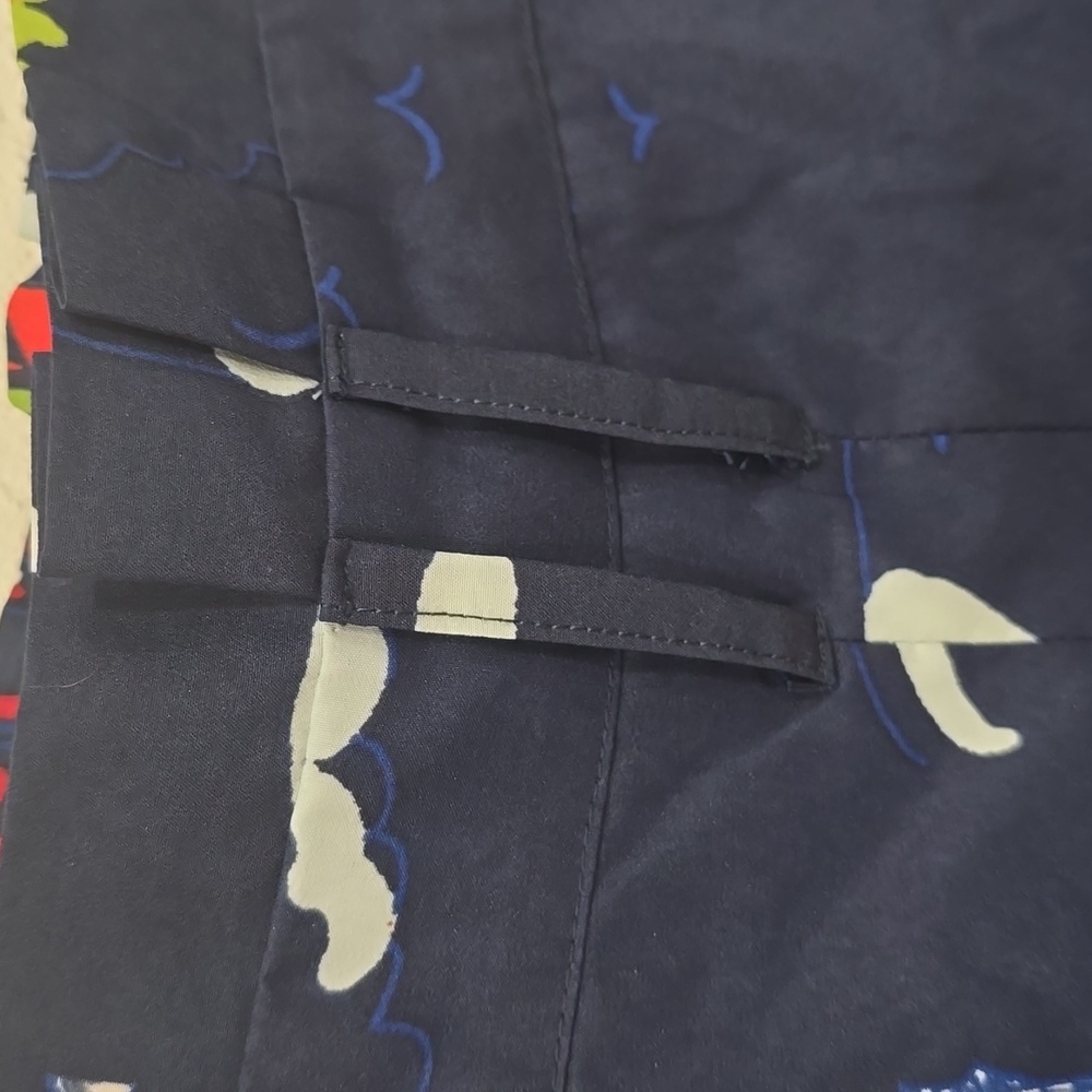 Her Destiny Paris French Print Navy Maxi Skirt Sz XL - Picture 7 of 8